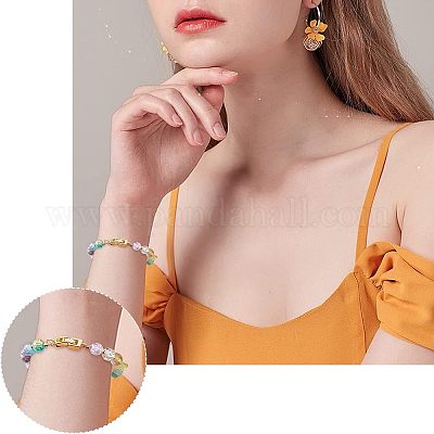 8 комплект 2-х стилевых латунных раскладывающихся застежек KK-FH0002-20-1