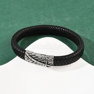 Браслеты из микрофибры для мужчин и женщин BJEW-H631-03AS-01-1