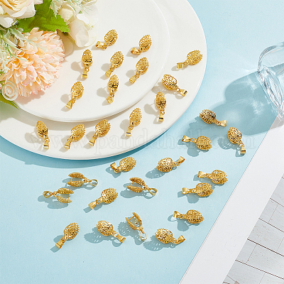 30 шт. латунные скобы для ледоруба KK-GO0002-14G-1