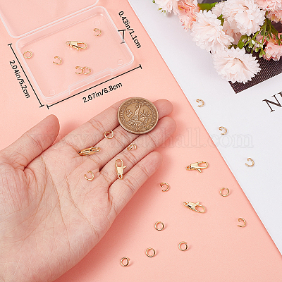 6 шт. латунные поворотные карабины DIY-BBC0001-53-1