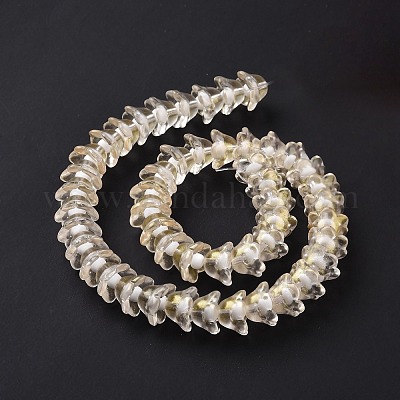 Прозрачные стеклянные бусины LAMP-H061-01D-02-1