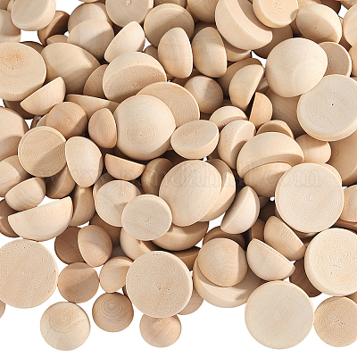 200шт необработанные кабошоны из натурального дерева WOOD-SP0001-56-1