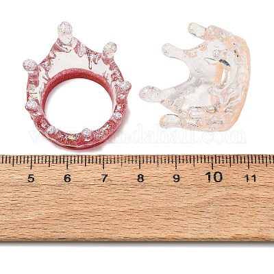 Светящиеся кабошоны из прозрачной смолы CRES-L045-15-1