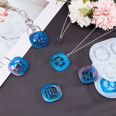 Двенадцать созвездий наборы силиконовых форм DIY-AR0001-12-1