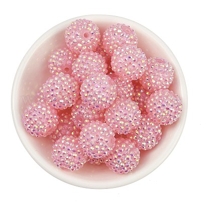 AB-цвет смолы горный хрусталь бисер RESI-S315-18x20-19-1