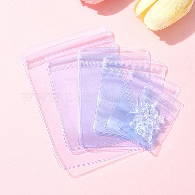 60 шт. 6 стиля прямоугольные ПВХ пакеты с застежкой-молнией OPP-FS0001-17-1