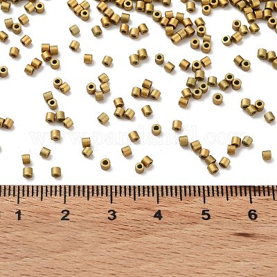 Выпечка краска стеклянные бусины SEED-S042-15B-31-1