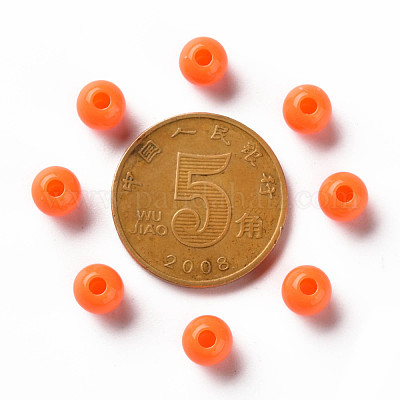 Непрозрачные акриловые бусины MACR-S370-C6mm-A37-1