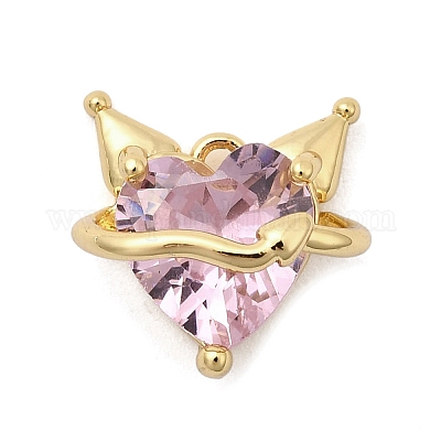 Латунные микро проложить кубического циркония подвески KK-A275-17C-G-1