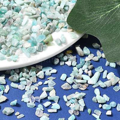 Естественно амазонит бисер чип&nbsp;X-G-O103-08-1