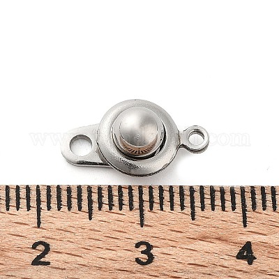 Застежки-кнопки из нержавеющей стали 201 STAS-K212-01P-01-1