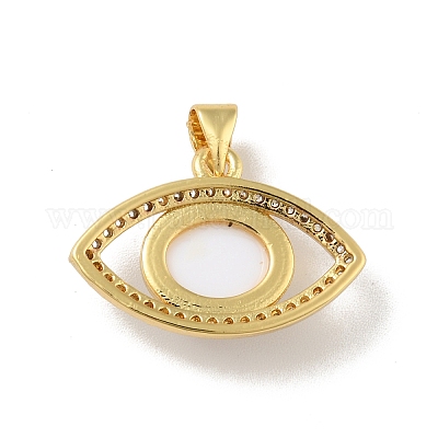 Латунные микро проложить кубического циркония подвески KK-B059-40G-C-1