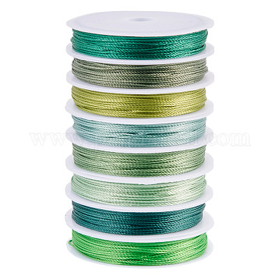 80м 8-х цветный 15-слойный полиэстеровый витой шнур WCOR-TA0001-01D-1