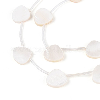 Нити бусин из натуральных пресноводных ракушек SHEL-T020-32-1