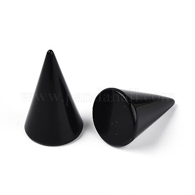 Подставки для колец из натурального обсидиана G-T144-06H-1