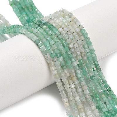 Натуральные изумрудные бисерные пряди G-L634-D13-2.5x2.5mm-1