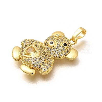 Стойки обшивки латунь микро проложить Циркон подвеску KK-L226-006G-01-1