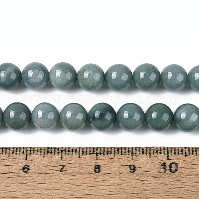 Естественный жадеит бисер пряди&nbsp;G-N353-07C-01-1