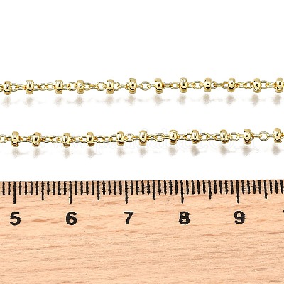 Ожерелья из латунных цепочек-ронделей NJEW-M108-05G-1