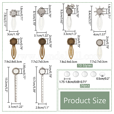 38 шт. 14 стиля сплава с железной закладкой кабошон оправа FIND-NB0005-25-1