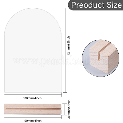 Акриловые карточки с местами для стола AJEW-WH0060-09A-1