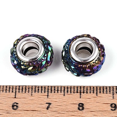 Непрозрачная смола европейский бисер RESI-T057-29A-1