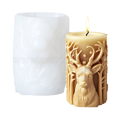 Weihnachts-DIY-Silikon-Kerzenformen&nbsp;AJEW-U014-02B-1