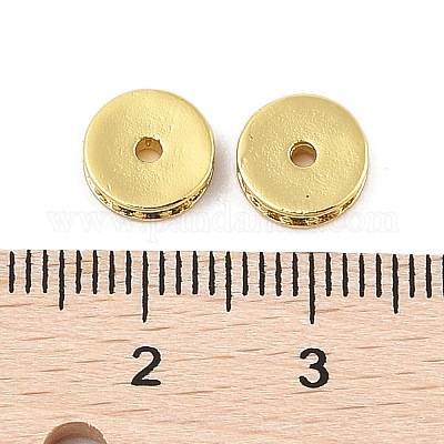 Стойки обшивки латунь микро проложить кубического циркония бусы KK-F879-16G-07-1