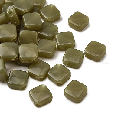 Непрозрачные акриловые бусины&nbsp;OACR-WH0055-02B-1