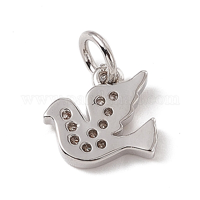 Латунные микро проложить кубического циркония подвески ZIRC-F132-29P-1