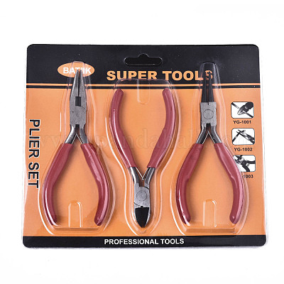 45 # стали ювелирные изделия плоскогубцы наборы&nbsp;TOOL-S012-03B-1