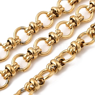 Цепи с кольцевыми звеньями из нержавеющей стали 304 CHS-K024-15G-1