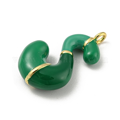 Латунь эмаль подвески KK-E093-03G-S-1