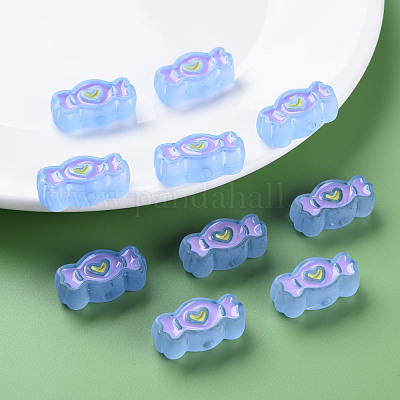 Прозрачные акриловые бусины&nbsp;MACR-S374-05B-04-1