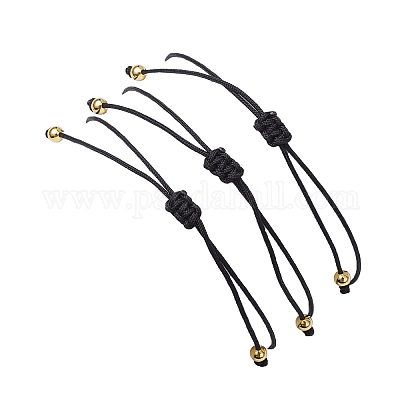 3шт 3 стиля браслетов из плетеных бусин с драгоценными камнями BJEW-JB11146-06-1