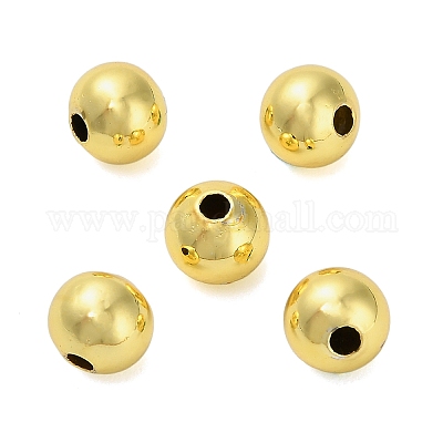 Круглых бусин латунные KK-A276-02B-G-1