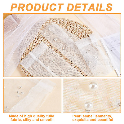 2 пара 2 стиля нейлоновый тюль длинный рукав FIND-OC0003-16-1