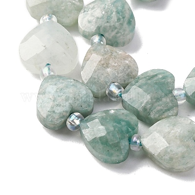 Природных амазонит бисер нитей G-P570-E15-01-1