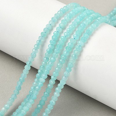 Природных амазонит бисер нитей G-E194-02B-1