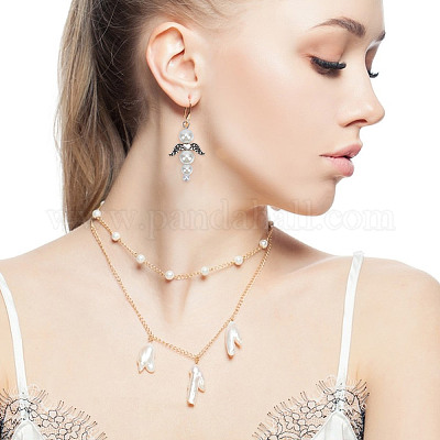 40 шт. 4 подвески из сплава в форме крыла PALLOY-HY00034-1