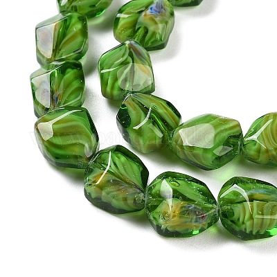 Ручной золотой песок бусины бисер нитей LAMP-U001-01C-1