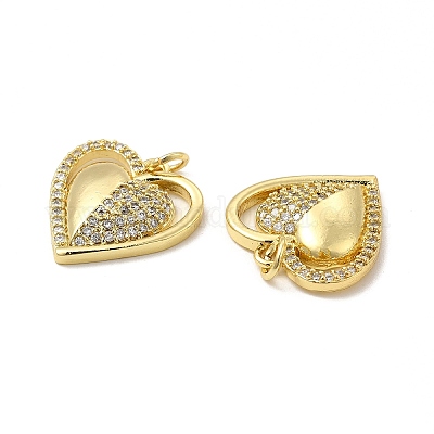 Латунные микро проложить кубического циркония подвески KK-E068-VB172-1