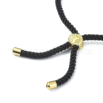 Браслет-слайдер со звеньями ручной работы с солнечными подвесками BJEW-MZ00027-1