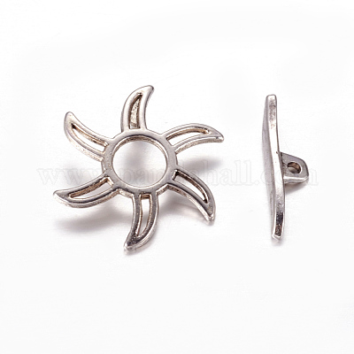 Сплавочные застежка тоггл тибетского стиля LF5115Y-NF-1