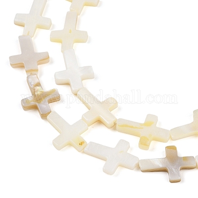 Нити бусин из натуральных пресноводных ракушек BSHE-G036-05B-1