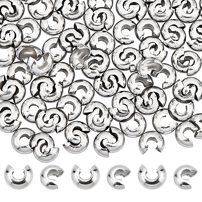 Pandahall 1 Boîte De Perles à écraser 6 Couleurs 5 X 4 Mm