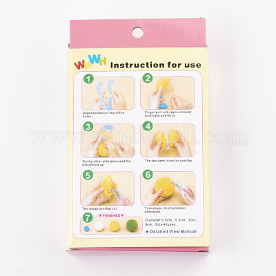 Пластиковый вязальный станок для изготовления помпонов X-TOOL-R045-01A-1