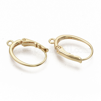 Латунная фурнитура Leverback для серег X-KK-T051-42G-NF-1
