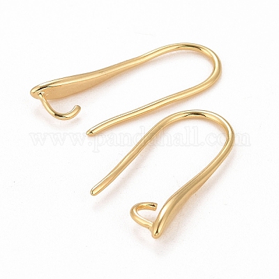 Обшивка стойки экологически чистыми латунными крючками для серег X-KK-D075-13G-RS-1