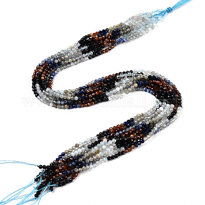 Природных драгоценных камней смешанного бисер нитей&nbsp;G-D080-A01-02-13-1